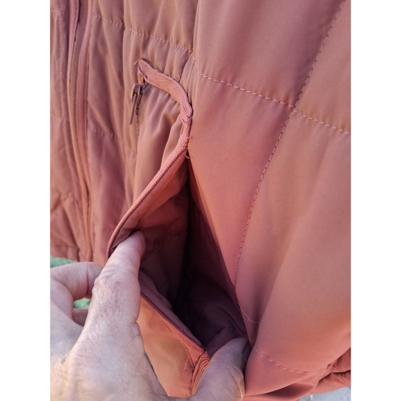 POL Rust Quilted Puffer Jacket Size L EUC - Picture 10 of 16